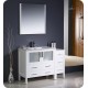 Fresca FCB62-3012WH Fresca Torino 42" White Modern Bathroom Cabinets