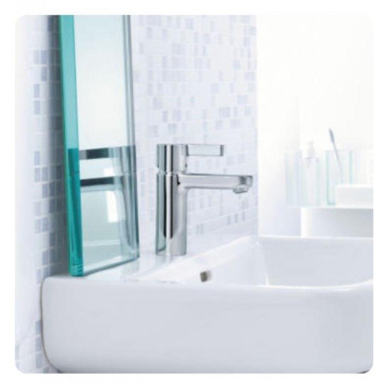 Hansgrohe 04531000 Metris S 4 1/4" Single Handle Deck Mounted Bathroom Faucet in Chrome