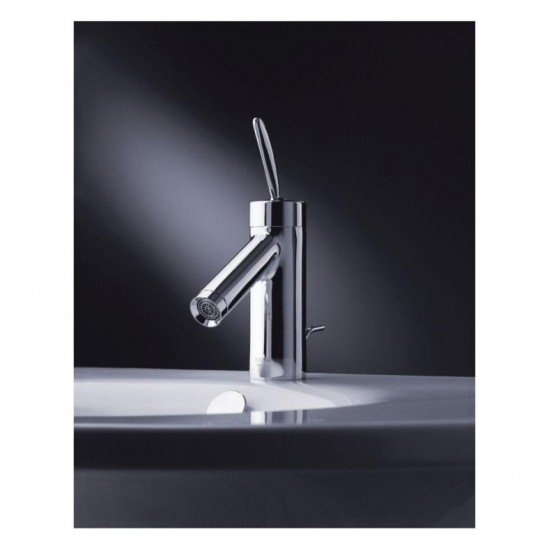 Hansgrohe 10010 Axor Starck Classic 4 1/4" Single Handle Deck Mounted Bathroom Faucet with Pop-Up Assembly