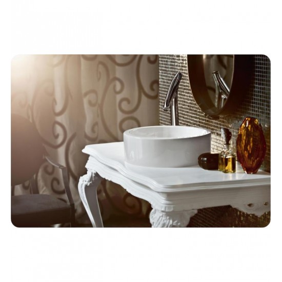 Hansgrohe 12012001 Axor Starck Organic 6 5/8" Double Handle Deck Mounted Medium Bathroom Faucet in Chrome