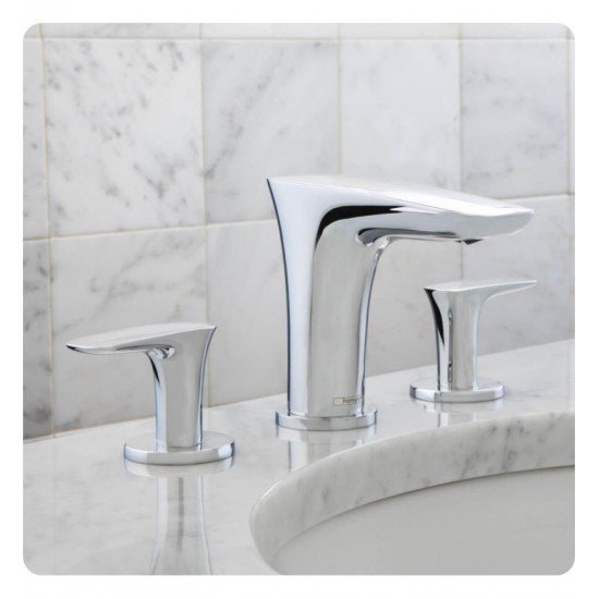 Hansgrohe 15073 PuraVida 110 5 7/8" Double Handle Widespread/Deck Mounted Bathroom Faucet