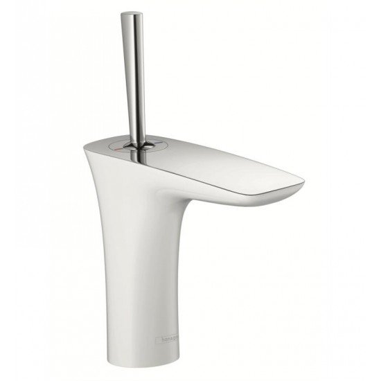 Hansgrohe 15074 PuraVida 110 6 1/4" Single Handle Deck Mounted Bathroom Faucet with Pop-Up Assembly
