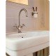 Hansgrohe 16505 Axor Montreux 4 5/8" Double Handle Deck Mounted Small Bathroom Faucet with Pop-Up Assembly
