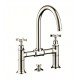 Hansgrohe 16510 Axor Montreux 6 7/8" Double Cross Handle Deck Mounted Bathroom Faucet with Pop-Up Assembly