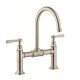 Hansgrohe 16511 Axor Montreux 6 7/8" Double Lever Handle Deck Mounted Bathroom Faucet with Pop-Up Assembly