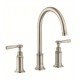 Hansgrohe 16514 Axor Montreux 6 7/8" Double Lever Handle Widespread/Deck Mounted Bathroom Faucet with Pop-Up Assembly