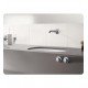 Hansgrohe 19135001 Axor Bouroullec 8 1/4" Double Handle Widespread/Wall Mount Bathroom Faucet in Chrome