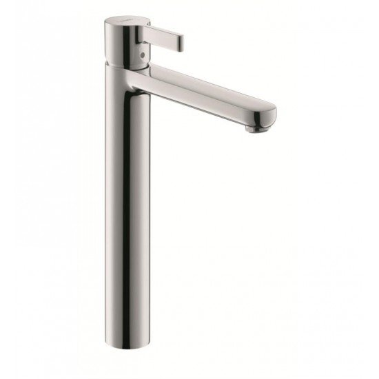 Hansgrohe 31020 Metris S 7 1/2" Single Handle Deck Mounted Tall Bathroom Faucet with Pop-Up Assembly