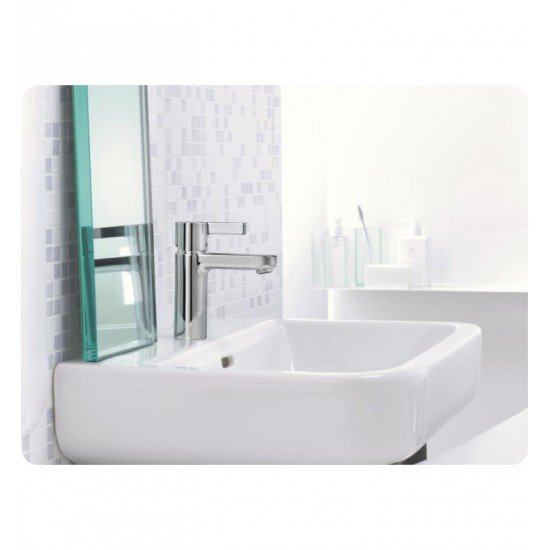 Hansgrohe 31060 Metris S 4 1/4" Single Handle Deck Mounted Bathroom Faucet with Pop-Up Assembly