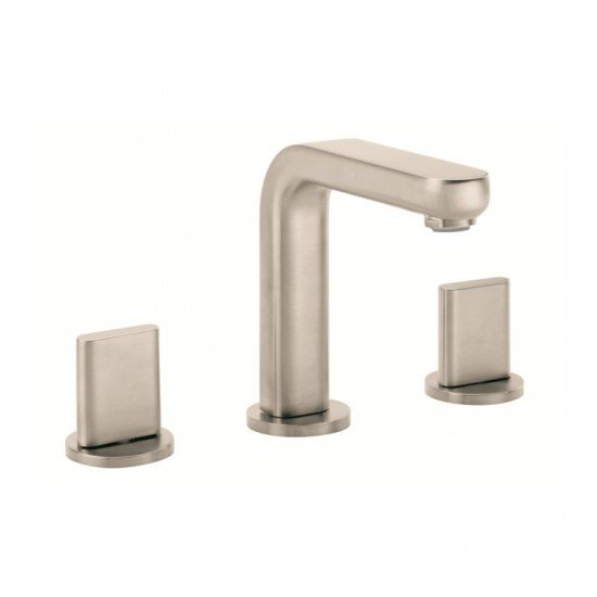 Hansgrohe 31063 Metris S 5 1/8" Double Handle Widespread/Deck Mounted Bathroom Faucet with Pop-Up Assembly