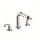 Hansgrohe 31067 Metris S 5 1/8" Double Handle Widespread/Deck Mounted Bathroom Faucet with Pop-Up Assembly