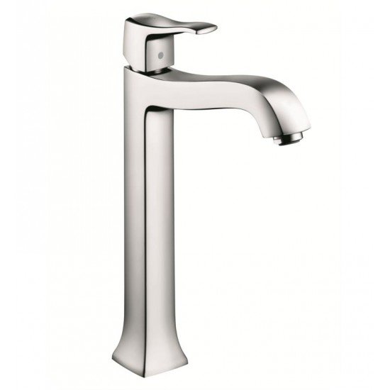 Hansgrohe 31078 Metris C 7 1/2" Single Handle Deck Mounted Tall Bathroom Faucet with Pop-Up Assembly