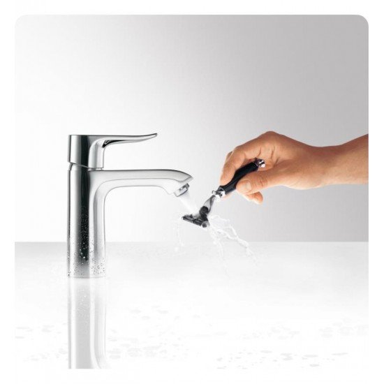 Hansgrohe 31080 Metris 110 6" Single Handle Deck Mounted Bathroom Faucet with Pop-Up Assembly