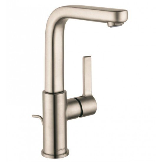Hansgrohe 31161 Metris S 5 3/4" Single Handle Deck Mounted Bathroom Faucet with Pop-Up Assembly