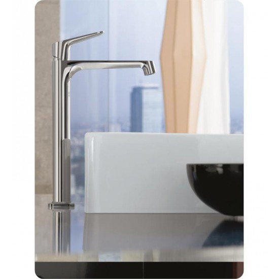 Hansgrohe 34120 Axor Citterio M 6 3/4" Single Handle Deck Mounted Tall Bathroom Faucet with Pop-Up Assembly