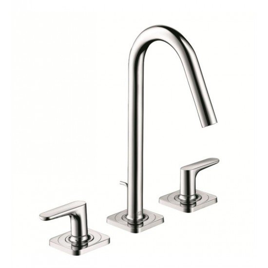 Hansgrohe 34133 Axor Citterio M 5 5/8" Widespread/Double Handle Deck Mounted Bathroom Faucet with Pop-Up Assembly