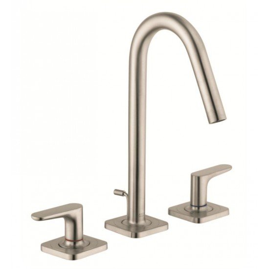 Hansgrohe 34133 Axor Citterio M 5 5/8" Widespread/Double Handle Deck Mounted Bathroom Faucet with Pop-Up Assembly