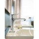 Hansgrohe 36111001 Axor Citterio E 6 3/4" Single Handle Deck Mounted Bathroom Faucet in Chrome