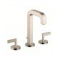 Hansgrohe 39135 Axor Citterio 5 1/2" Double Handle Widespread/Deck Mounted Bathroom Faucet with Pop-Up Assembly