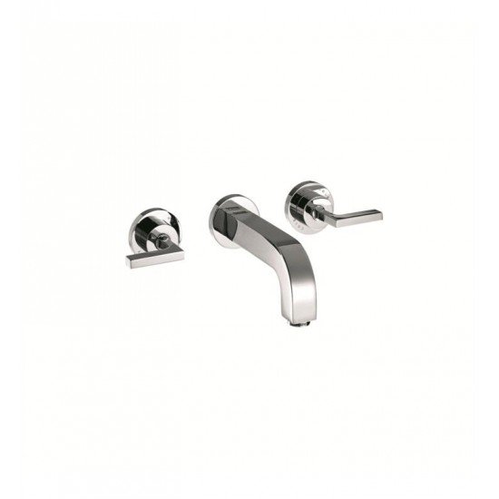 Hansgrohe 39147 Axor Citterio 9 1/2" Double Handle Widespread/Wall Mount Bathroom Faucet