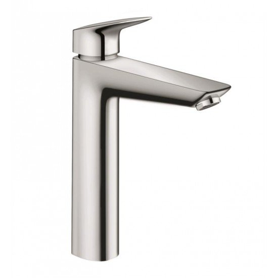 Hansgrohe 71090 Logis 190 6 1/2" Single Handle Deck Mounted Bathroom Faucet with Pop-Up Assembly