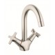 Hansgrohe 71270 Logis Classic 6 1/8" Double Handle Deck Mounted Bathroom Faucet with Pop-Up Assembly