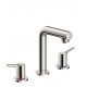 Hansgrohe 72130 Talis S 150 5 5/8" Double Handle Widespread/Deck Mounted Bathroom Faucet with Pop-Up Assembly