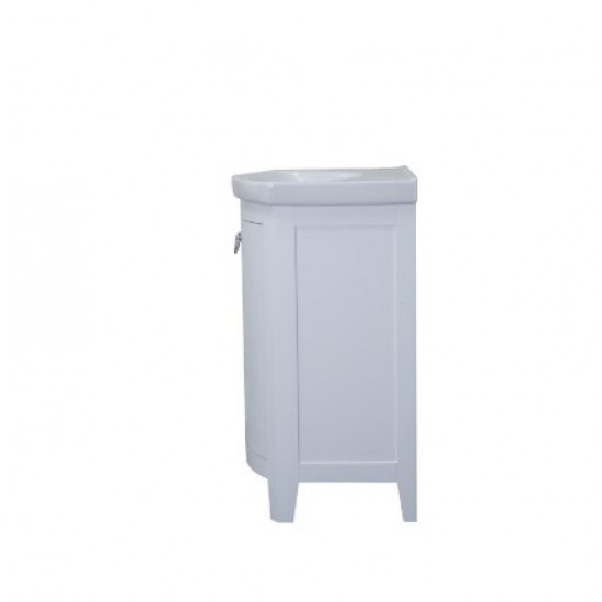 Elegant Lighting VF2103 Cole 2 Doors Cabinet 24 in. x 18 in. x 34 in. in White