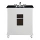 Elegant Lighting VF-1023 Otto 30" Single Bathroom Vanity set in White