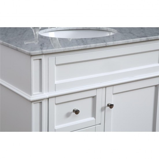 Elegant Lighting VF-1024 Park Ave 32" Single Bathroom Vanity set in White