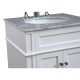 Elegant Lighting VF-1026 Park Ave 24" Single Bathroom Vanity set in White