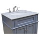 Elegant Lighting VF-1027 Park Ave 24" Single Bathroom Vanity set in Grey