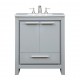 Elegant Lighting VF-1028 Filipo 30" Single Bathroom Vanity set in Grey