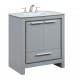 Elegant Lighting VF-1028 Filipo 30" Single Bathroom Vanity set in Grey