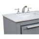 Elegant Lighting VF-1028 Filipo 30" Single Bathroom Vanity set in Grey