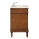 Elegant Lighting VF-1030 Lexington 30" Single Bathroom Vanity set in Brown