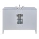 Elegant Lighting VF-1041 Cape Cod 48" Single Bathroom Vanity set in White