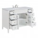 Elegant Lighting VF-1041 Cape Cod 48" Single Bathroom Vanity set in White