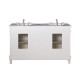 Elegant Lighting VF-1049 Windsor 60 in. Double Bathroom Vanity