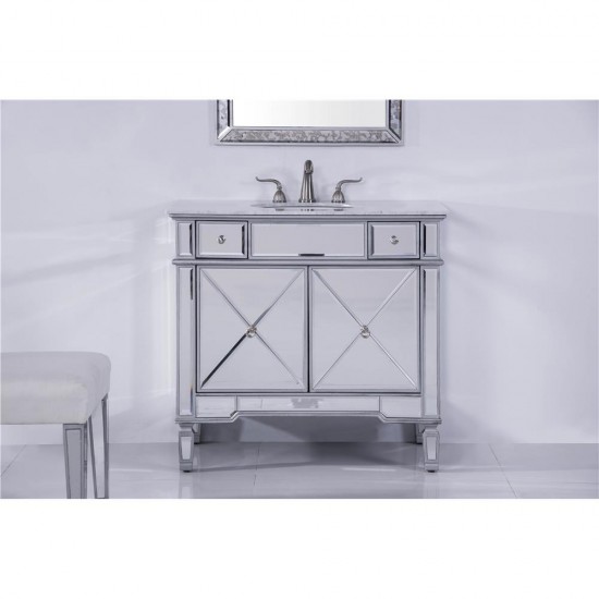 Elegant Lighting VF-1101 Camille 36 in. Single Bathroom Vanity