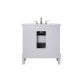 Elegant Lighting VF-1103 Nouveau 35 in. Single Bathroom Vanity