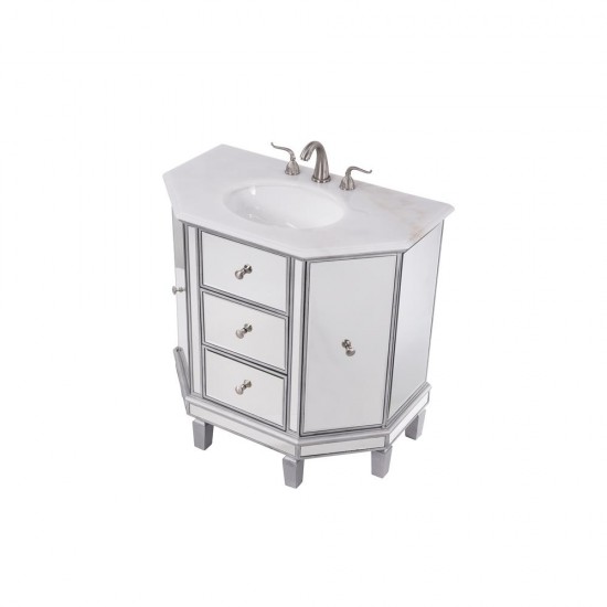 Elegant Lighting VF-1103 Nouveau 35 in. Single Bathroom Vanity