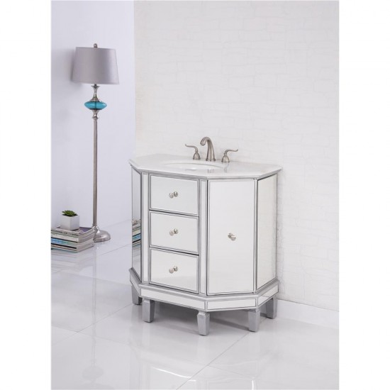 Elegant Lighting VF-1103 Nouveau 35 in. Single Bathroom Vanity