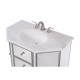 Elegant Lighting VF-1103 Nouveau 35 in. Single Bathroom Vanity