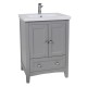 Elegant Lighting VF-2002 Single bathroom vanity set in Medium grey finish