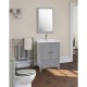 Elegant Lighting VF-2002 Single bathroom vanity set in Medium grey finish