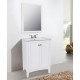 Elegant Lighting VF-2003 Single bathroom vanity set in White finish