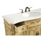 Elegant Decor VF10148AB Danville 48 in. Single Bathroom Vanity set in Antique Beige