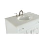 Elegant Decor VF10436WH Cape Cod 36 in. Single Bathroom Vanity set in White