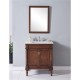 Elegant Decor VF13030WT Lexington 30 in. Single Bathroom Vanity set in Walnut